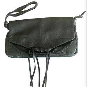 90s Lucky Brand Large Black Clutch